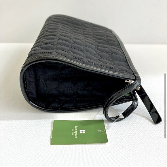 Kate Spade Lennox Hill Noel Medium Heddy Cosmetics Bag in Black New with tags! - Picture 4 of 13